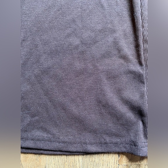 Womens Dark Brown Leggings Ribbed Bell Bottom Flare Pants Yoga Shein Small - Picture 6 of 9